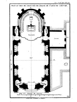 Plan över kyrkan.