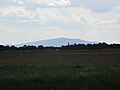 Ślęża seen from the north, from the A4 motorway