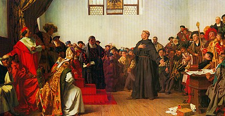 Luther at the Diet of Worms, an 1877 portrait depicting Martin Luther by Anton von Werner