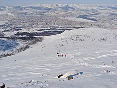 skiing in Marchekanskaya