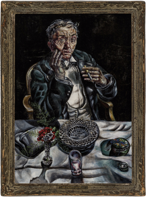 “Self-Portrait” by Ivan Albright (1897–1983), 1934, oil on canvas, 291⁄4 by 191⁄4 inches. Collection of New Trier High School District 203