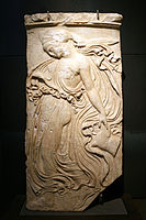 Dancing maenad of the Capitoline Museums in Rome