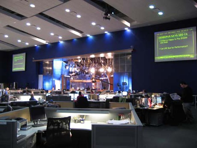 The newsroom at CNBC headquarters, also used to host Power Lunch