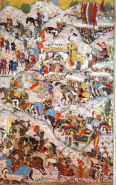 Battle of Mohács in 1526, Ottoman miniature