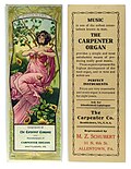 Thumbnail for File:1899 - M Z Schubert - Bookmark - Allentown PA.jpg