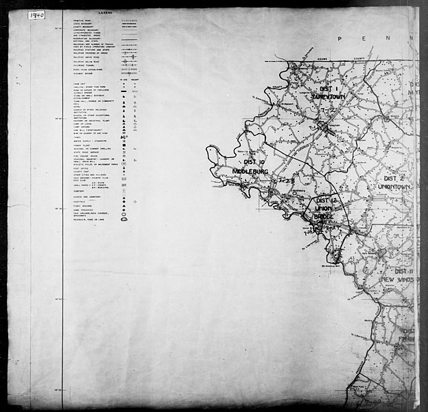 File:1940 Census Enumeration District Maps - Maryland - Carroll County - ED 7-1 - ED 7-30 - NARA - 5832548 (page 5).jpg