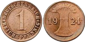 1 Reichspfennig der Reichsmark (Weimarer Republik)