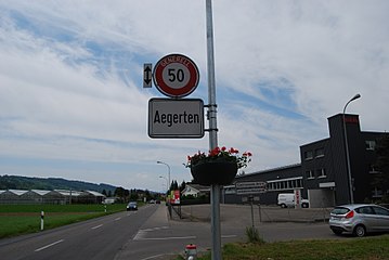 Ortseingang aus Richtung Schwadernau