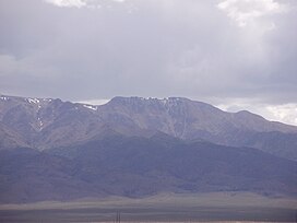 2015-05-04 12 00 03 View of Mount Jefferson, Nevada from the junction of Nevada State Route 376 and Round Mountain Road.JPG