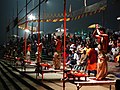 2019 Benaras Ganga Aarti near Aassi Ghat 02