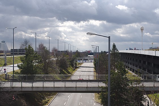 Werner-Heisenberg-Allee in Munich-Fröttmaning