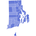 Results for the 2020 Rhode Island Democratic presidential primary by municipality.