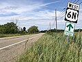 File:2022-06-05 11 24 59 View west along U.S. Route 6N at Pennsylvania State Route 215 (Knapp Road) in Conneaut Township, Erie County, Pennsylvania.jpg