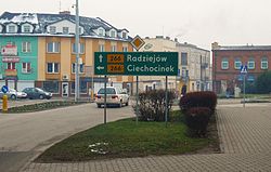Voivodikunnan tie 266 Aleksandrów Kujawskissa