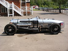 El Napier-Railton en Brooklands