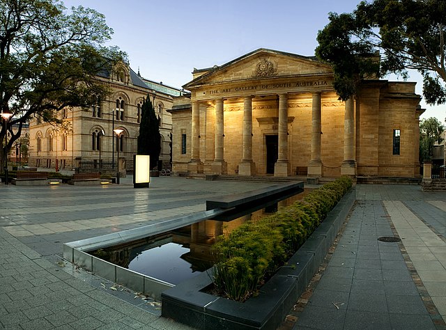 The Art Gallery of South Australia from North Terrace