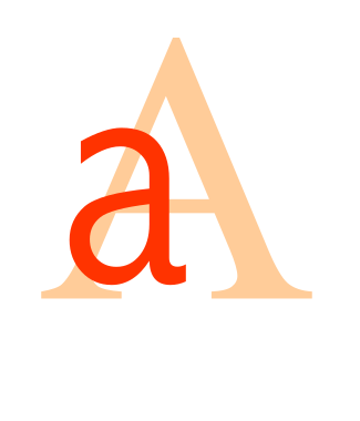File:A (capital and small).svg