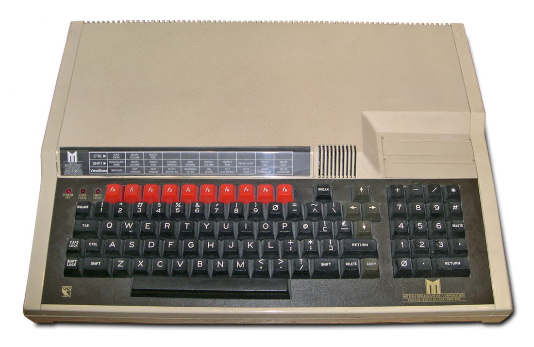 File:Acorn BBC Master Series Transparent.png