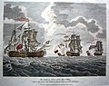 The sea battle of Elliot v Thurot off Jurby Head