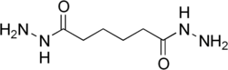 Structural formula of adipohydrazide