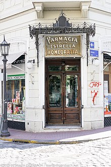 Farmacia de la Estrella, donde se realizó la primera exposición del Museo de Farmacia