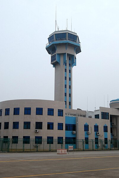 File:Airport towers in Liuzhou.JPG