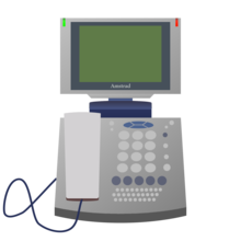 Simplified representation of the Amstrad e-mailer(plus). Amstrad E-mailer.png