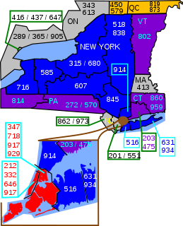 Area code 917 Area code that serves all five boroughs of New York City