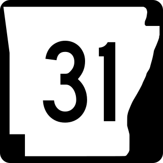 <span class="mw-page-title-main">Arkansas Highway 31</span> State highway in Arkansas, United States