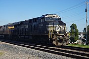 Norfolk Southern and Union Pacific freight
