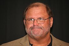 Arn Anderson, along with Paul Roma, the last WCW sanctioned champions. Arn Anderson Aug 2014.jpg