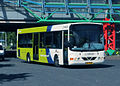 Arriva bus 6297 van het type VDL Bus SB200LF620/Wright Commander te Lelystad.