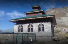 Shrine representing Sheikh Ahmed Karim's meditating place Astanpkg.png