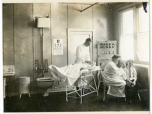 Attending surgeon's office; examination room, Washington, D.C. World War 1 (1910s).jpg