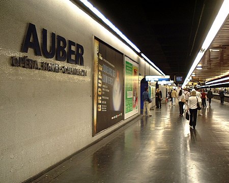 Auber RER Paris 2005 Platform 1