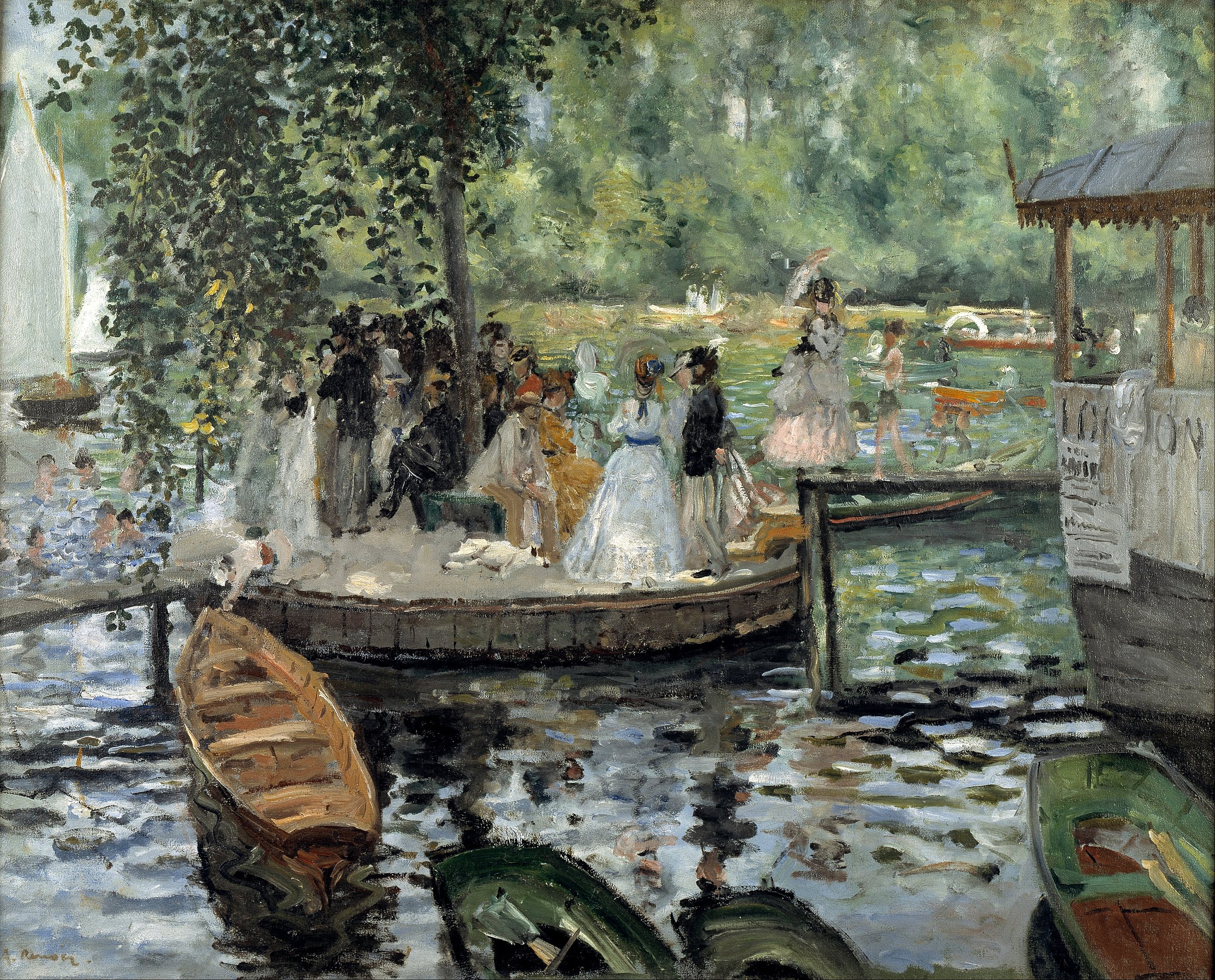 ファイル:Auguste Renoir - La Grenouillère - Google Art Project.jpg - Wikipedia