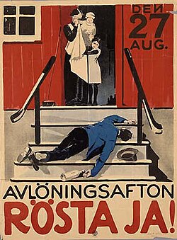 Folkomröstningen Om Rusdrycksförbud I Sverige 1922