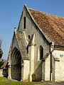 Béthancourt-en-Valois (60), église Saint-Sulpice, rue de l'Église, façade occidentale 2.jpg