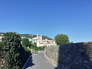 Bòrzi (Bòrzi e Veéssu), Panuràmma du burgu da-a Stradda de San Stêva (ai cunfìn cu-a sitê da Prìa)