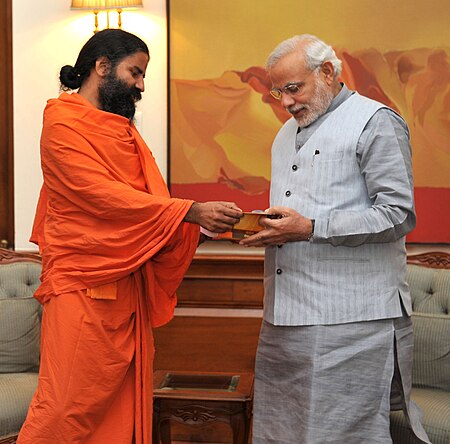Fail:Baba Ramdev meets PM Modi.jpg