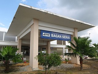 <span class="mw-page-title-main">Bagan Serai railway station</span> Railway station in Bagan Serai, Kerian, Perak, Malaysia