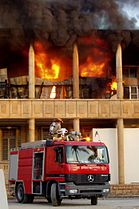 Feuer in der US-Botschaft in Bagdad