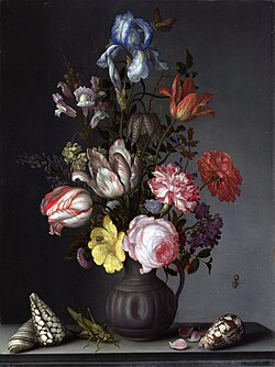 Balthasar van der Ast - Flowers in a Vase with Shells and Insects - WGA1042.jpg