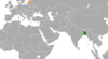 Location map for Bangladesh and Latvia.