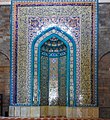Beautiful mosaic work inside the Juma Mosque (37278452942).jpg
