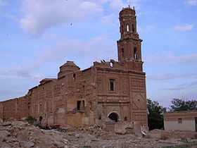 Belchite - Iglesia de San Agustín - Fachada01.JPG