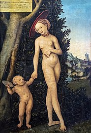 Vénus et Cupidon par Lucas Cranach l'Ancien