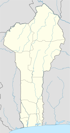 Location map Бенин