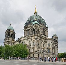 Berliner Dom, held by a congregation and the Protestant umbrella UEK Berlin - Berliner Dom1.jpg