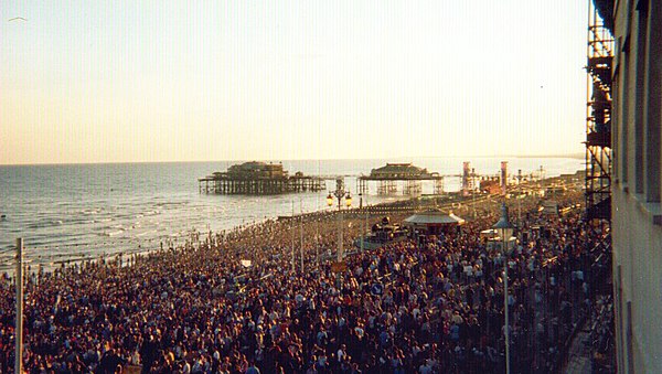 13 July 2002, The Big Beach Boutique II, where more than 250,000 people saw Fatboy Slim play live